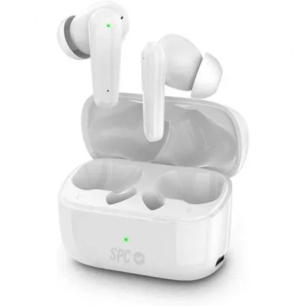 SPC Auriculares Bluetooth Ether 2 Pro con Cancelación Activa de Ruido ANC y ENC, Estuche de Carga, Autonomía 6.5h, Blancos SPC Auriculares Bluetooth Ether 2 Pro con Cancelación Activa de Ruido ANC y ENC, Estuche de Carga, Autonomía 6.5h, Blancos